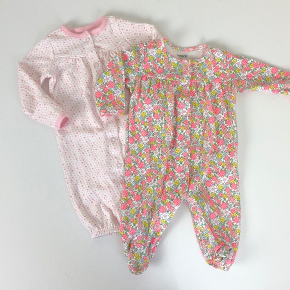 Carter's Other - Baby girl clothing lot/bundle of footies/sleepers